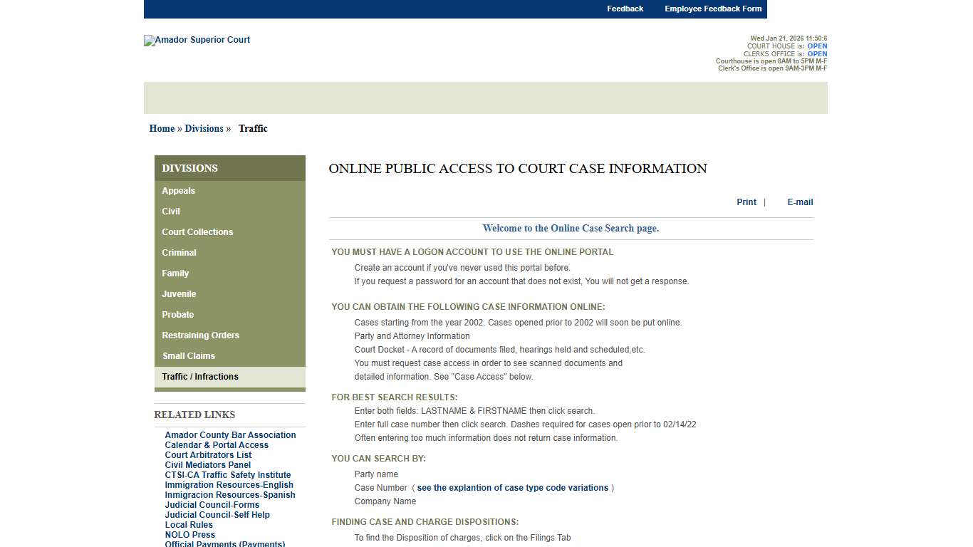 The Superior Court of California